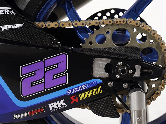 Swingarm - Produced by MB in Italy for Yamaha Racing, same spec as WSB team. Full CNC for strength and reliability. We have several suspension links to work with to look for the best possible performance/grip/tyre life and different tracks and in different temperatures.
